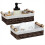 Storage Basket Wicker Baskets for Toilet Tank Top 2PCS 1