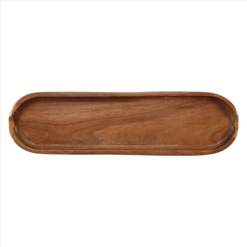 Teak Rectangular Wooden Plate Fruit Plate Snack Plate Sushi Plate 1