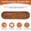 Teak Rectangular Wooden Plate Fruit Plate Snack Plate Sushi Plate 6
