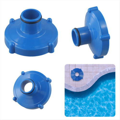 PVC Blue Replace Swimming Pool Hose Adapter Connector 2