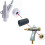 Air Sandblaster Sand Blasting Tools For Rust Removal With Carbide Nozzle 35x20x8mm 4
