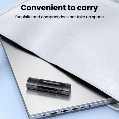 USB 2.0 to SD Card Reader Micro-SD TF Memory Card Adapter for PC 2
