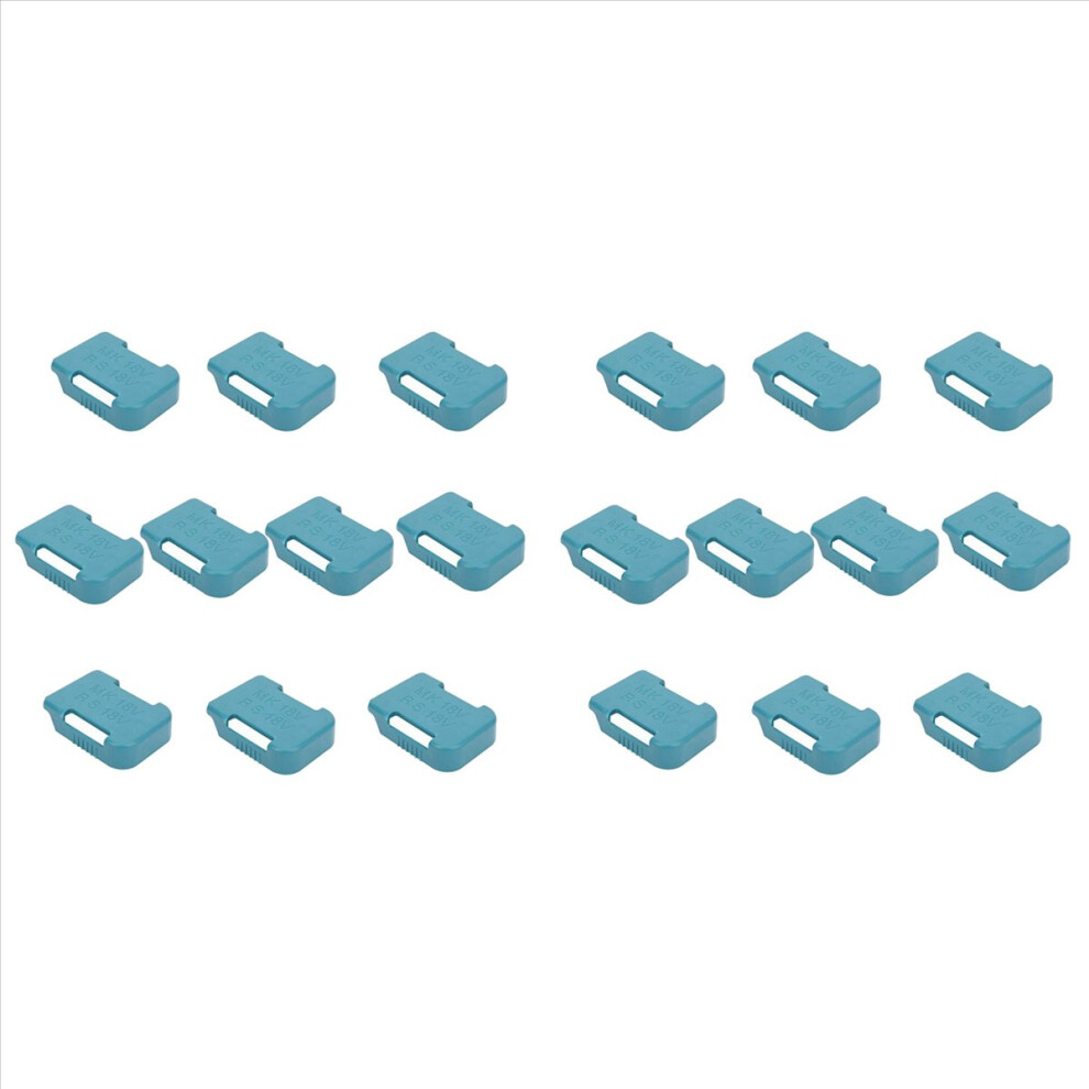 10Pcs Battery Storage Rack Battery Holder Case For 18V (Blue) Blue 4712746116872