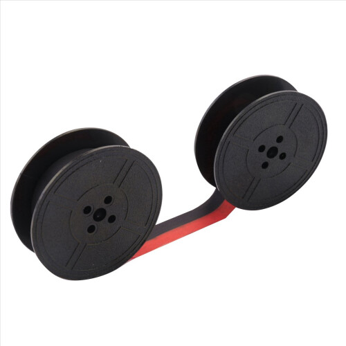1 Pack Typewriter Ribbon Twin Spool Red & Black for Most Typewriter 2