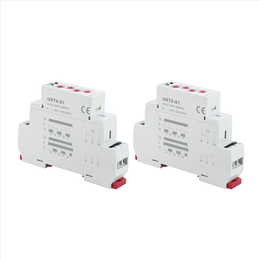 Asymmetric Cycle Timer Relay Spdt 16A Relay,Grt8-S1 Ac230v Light 4712746123238