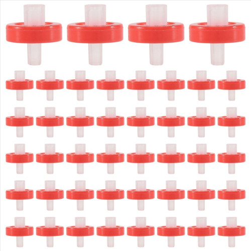 100 PCS Syringe Filter PTFE,Syringe Lab Filter 13mm Membrane Diameter 1