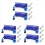 2PCS Propane Tank Holder Cylinder Mounted Bracket with Screws Blue 1