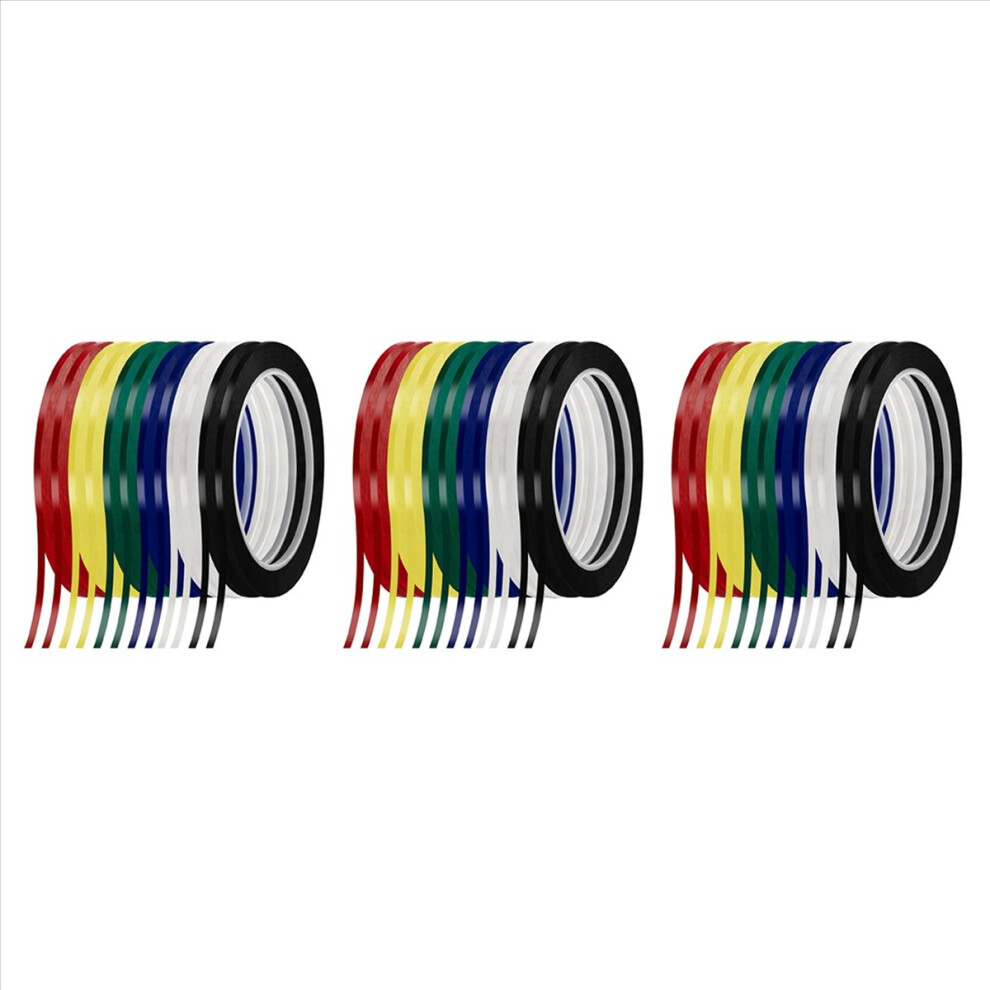 12 Rolls 1/8Inch Whiteboard Tape, Pinstripe Tape,216 Ft Per Roll 4712746117268