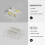 10mm Connectors for CCT Tunable COB LED Strip Light 3 Pin 5