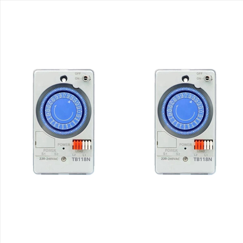 100-240Vac 50-60Hz Tb118n Din Rail Mechanical Timer Switch Waterproof 4712746128462