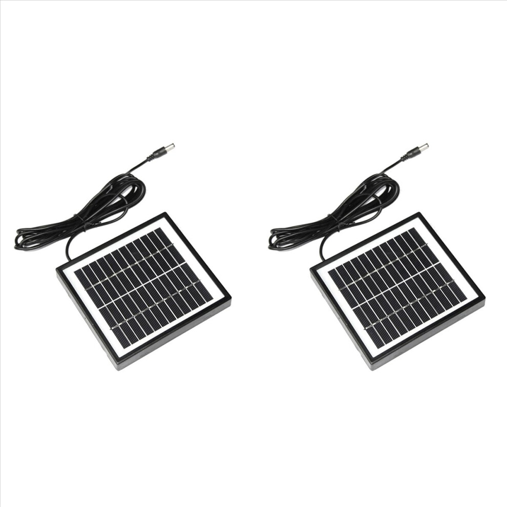 12V 2W Solar Panel Garden Light Panel Dc Port For Battery Charger 4712746127847