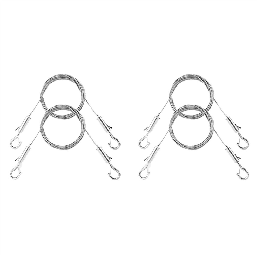 2Pcs Adjustable Picture Hanging Wire Kit,1Mx1.5mm Cables Hanging Rope 4712746126260