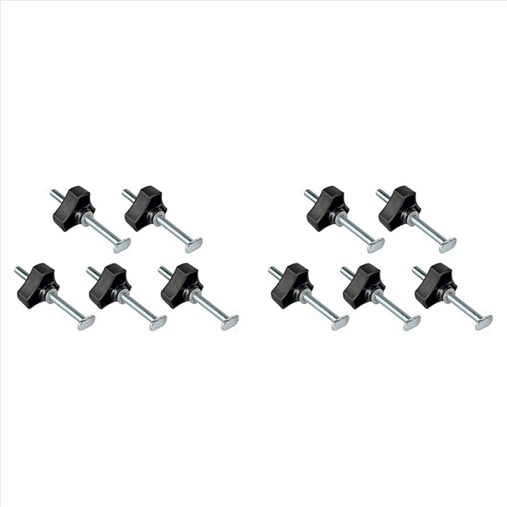 5Pack M8 4Inch T Slot Bolts With Washers T Track For Woodworking Jigs 4712746125997