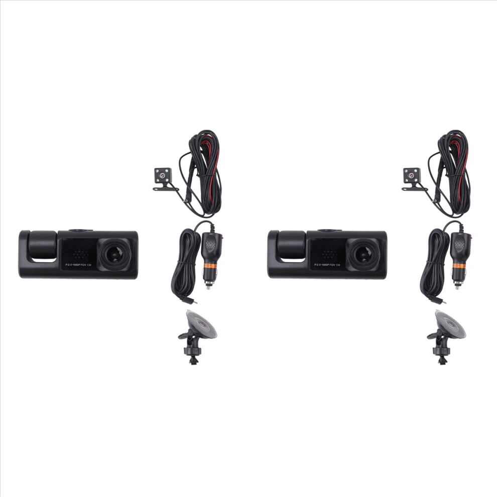 3 Channel Car Dvr Camera, 1080P Dash Camera With Ir Night Vision 4712746125928