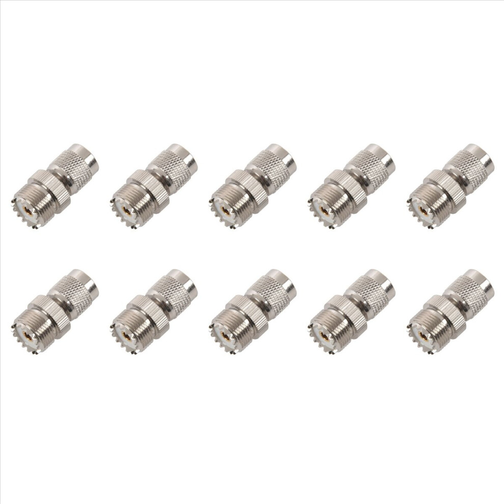 Tnc Male To Pl259 Uhf Female Adapter Connector,Silver 4712746131332
