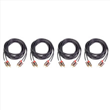 to 2 Male to Male Audio Cable Gold-Plated Audio Cable
