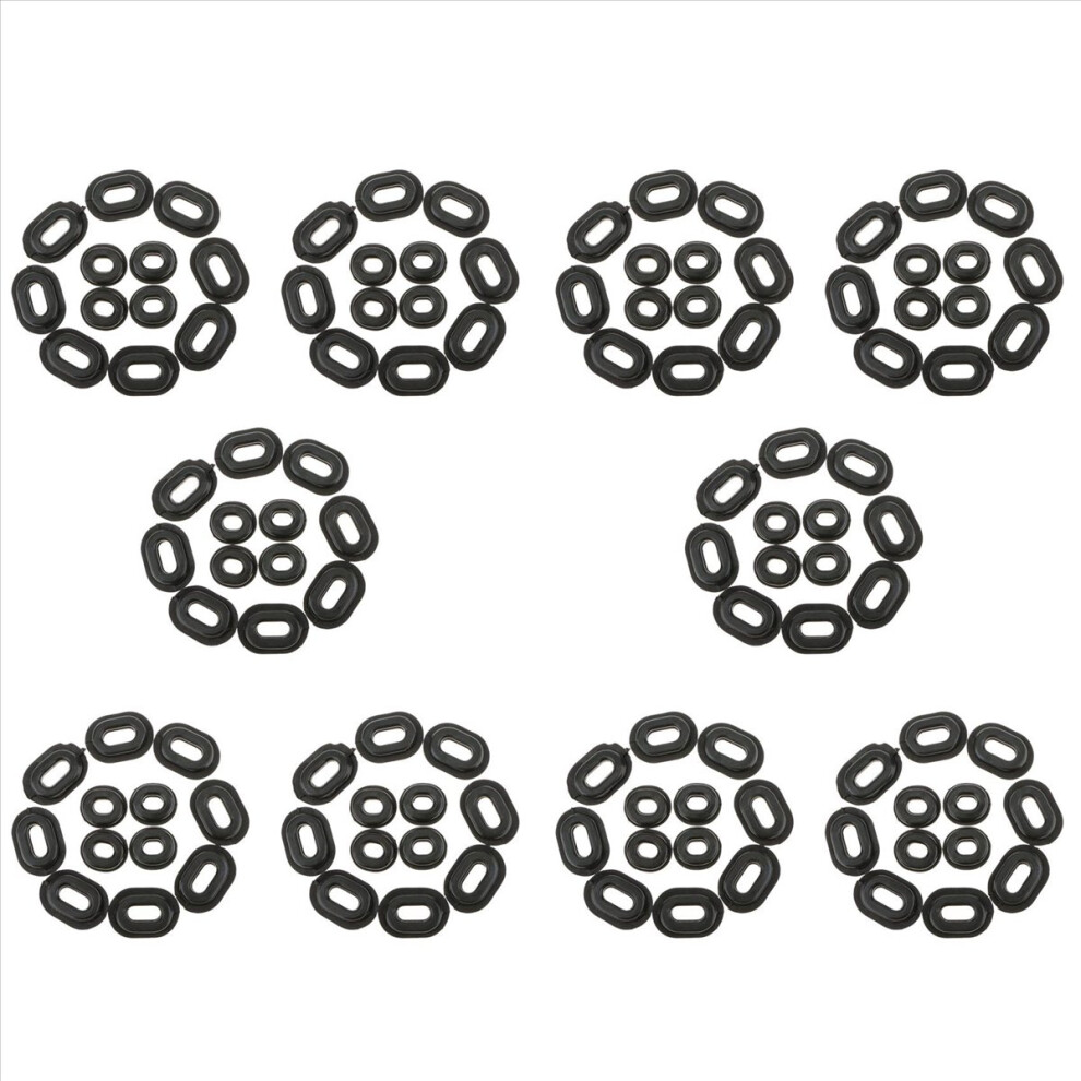 12Pcs Motorcycle Rubber Side Cover Grommets Gasket Fairings For Cg125 4712746134654