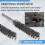 Bore Brush for Power Drill Cleaning Wire Brush with Hex Shank Handle 6