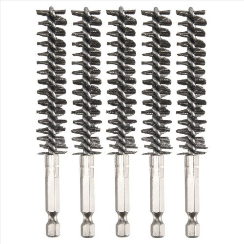Bore Brush for Power Drill Cleaning Wire Brush with Hex Shank Handle 2