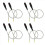 2PCS Flexible Magnetic Pickup Tool, Bendable Magnetic Pickup 2LB 1