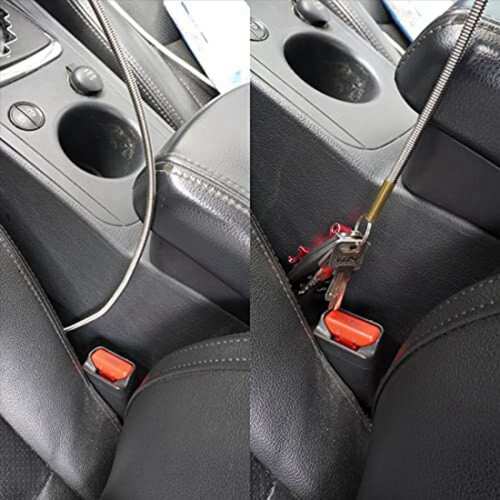 2PCS Flexible Magnetic Pickup Tool, Bendable Magnetic Pickup 2LB 2
