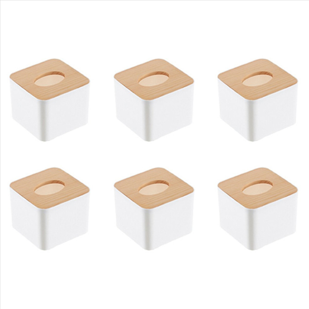 Square Tissue Box Tissue Box with Wooden Lid Mini Wooden Tissue Box-image-OPC-PMGF877-NEW