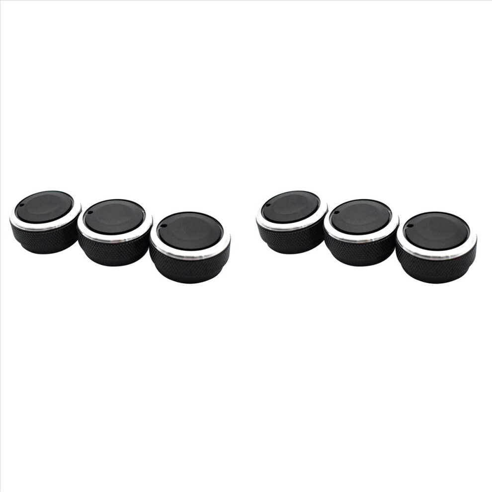 3Pcs Ac Switch Knob Air Conditioning Heat Control Knobs Black 4712746161094