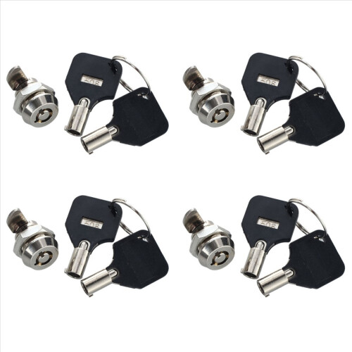 12mm Threaded Keyed Quarter Turn Cam Lock for Drawer Box Locker