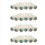 Guitar Bone Bridge Pins with 5.3mm Position Abanlone Dot 1