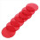100pcs Clear Red Plastic Bingo Chips 1.9cm 3