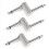 3x Cordons Patch Cable Patch pour Connecter pedales d'effet guitare 4