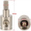 Amp Input Reducer 0 Gauge to 4 Gauge Wire Reducer Brass 4PCS 4