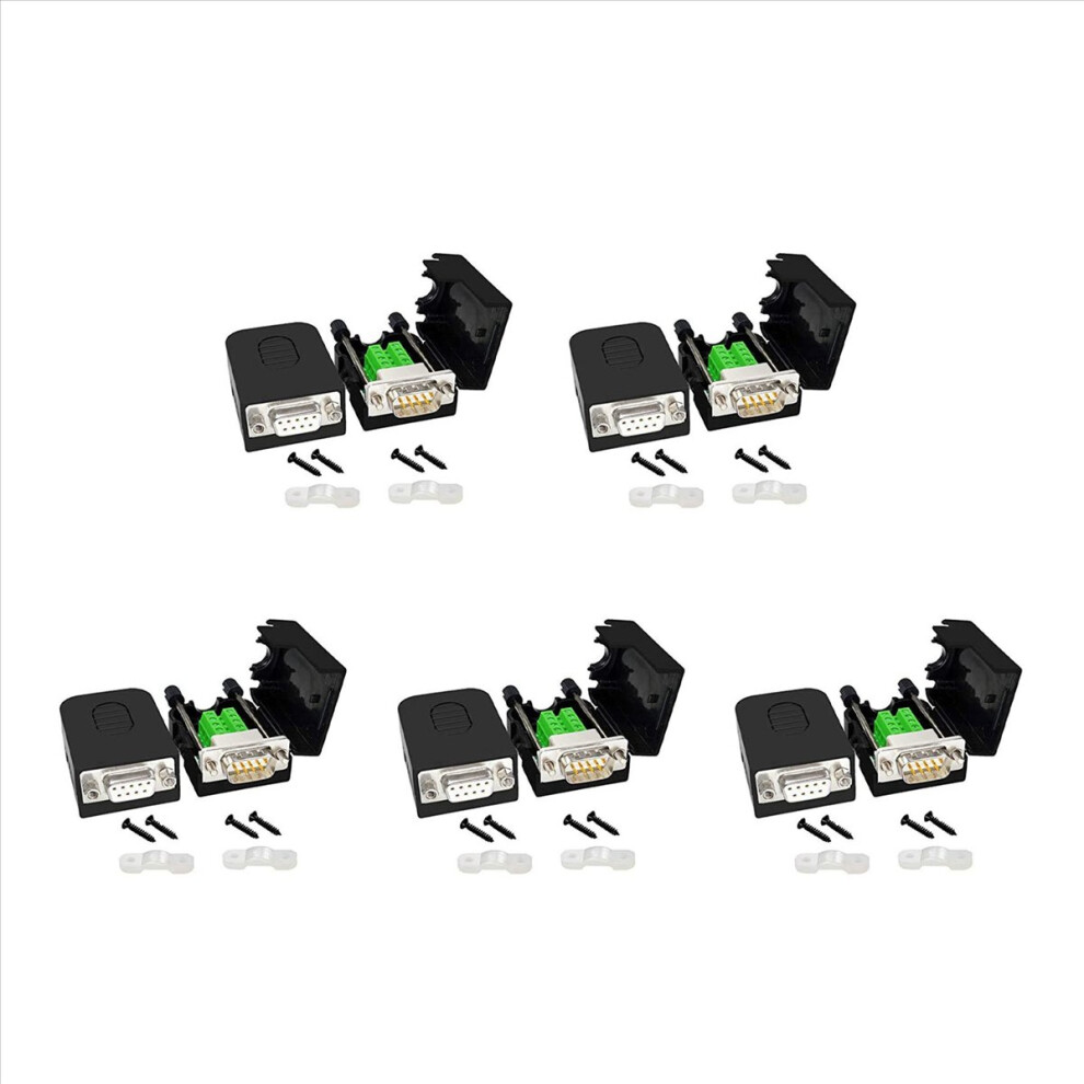 Db9 Solderless Connector Rs232 D-Sub Serial To 9-Pin Port Terminal 4712746146725