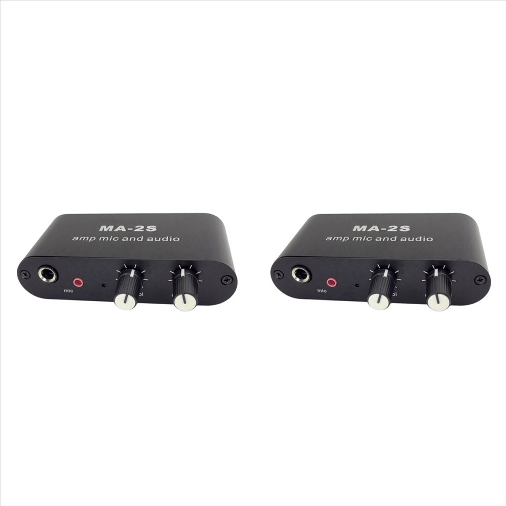 3.5Mm Condenser Microphone Amplifier Preamplifier Mixing Board Ma-2S 4712746165214
