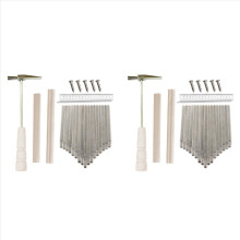 17 Keys Kalimba DIY Kit Thum Piano Replacement Parts with Keys Bridge