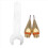 2Pcs 1.0X40Mm Copper Nozzle With Nozzle Wrench Interchangeable Nozzle 2