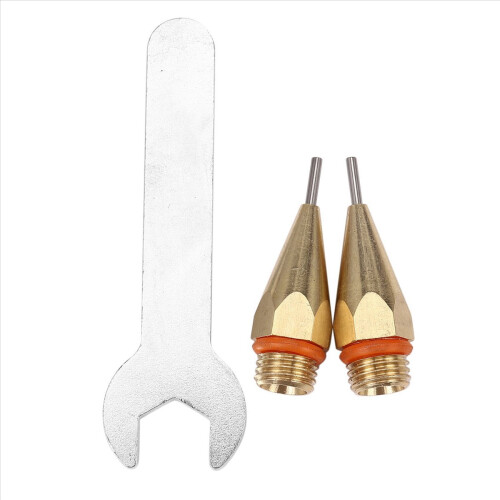 2Pcs 1.0X40Mm Copper Nozzle With Nozzle Wrench Interchangeable Nozzle 1