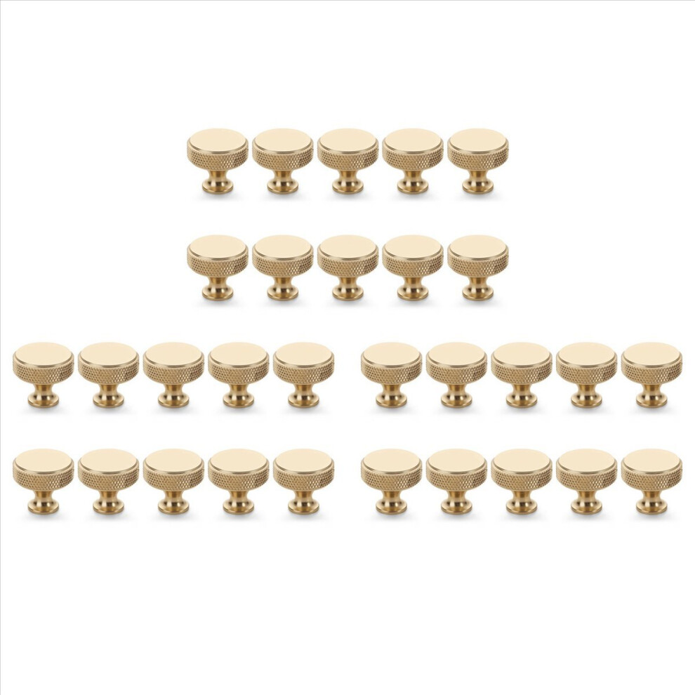 10Pcs Round Kitchen Cabinet Pulls For Dresser, Cupboard And Wardrobe 4712746151972