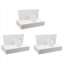 30 Pack Paper Picture Frames, Standing White Cardboard Photo Frames