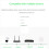 4 Port Gigabit POE Extender 100/1000M Network Switch Extender 6