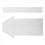 5 Pack White Blank Wedding Directional Yard Signs, Yard Signs 4