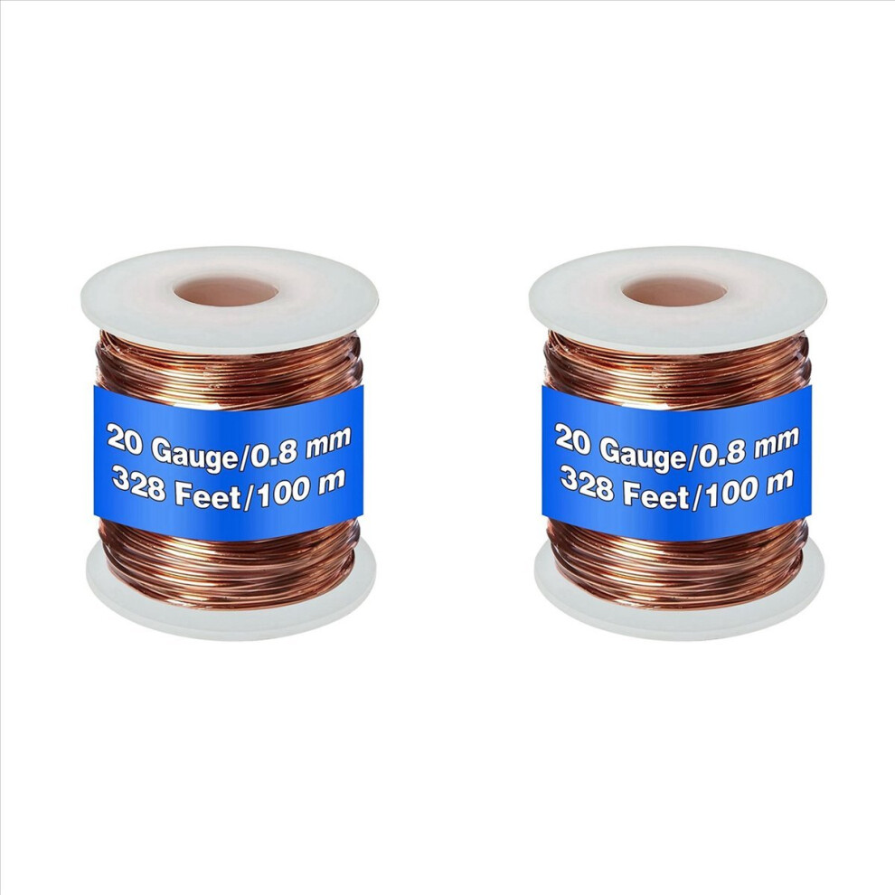 99.9% Dead Soft Copper Wire, 20 Gauge/ 0.8 Mm Diameter,100 M, 1 Pound 4712746149597