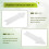 5 Pack White Blank Wedding Directional Yard Signs, Yard Signs 6