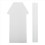 5 Pack White Blank Wedding Directional Yard Signs, Yard Signs 3