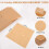 500Pcs Parchment Paper Baking Sheets, Inch Non-Stick,For Wrapping 4
