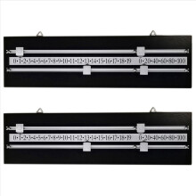 Snooker Scoreboard with Scorer/Rails for Billiard Lovers Black