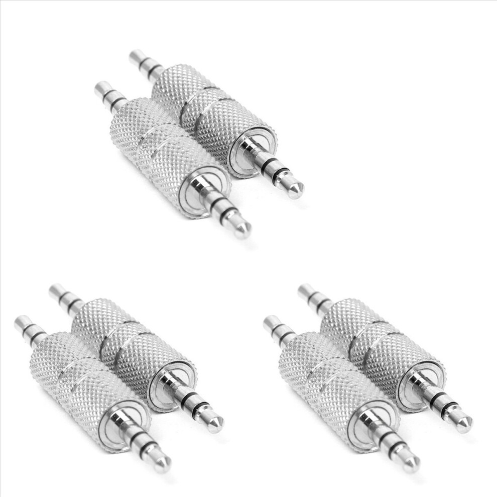 2X 3,5Mm Stereo Male 3,5Mm Male Audio Adaptateur Coupleur Connecteur 4712746144929