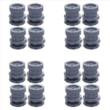 4PC Adjustable Washing Machine Non Slip-Gray