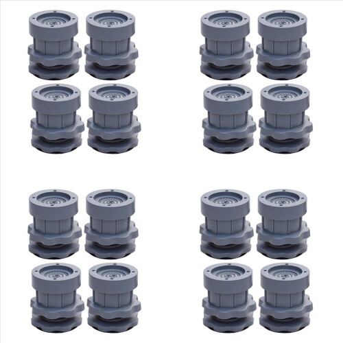 4PC Adjustable Washing Machine Non Slip-Gray