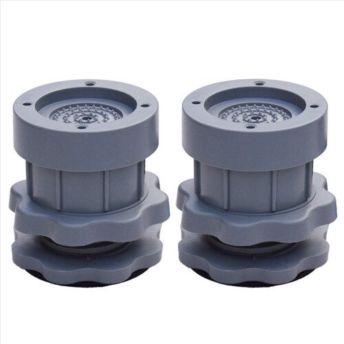 4PC Adjustable Washing Machine Non Slip-Gray 1